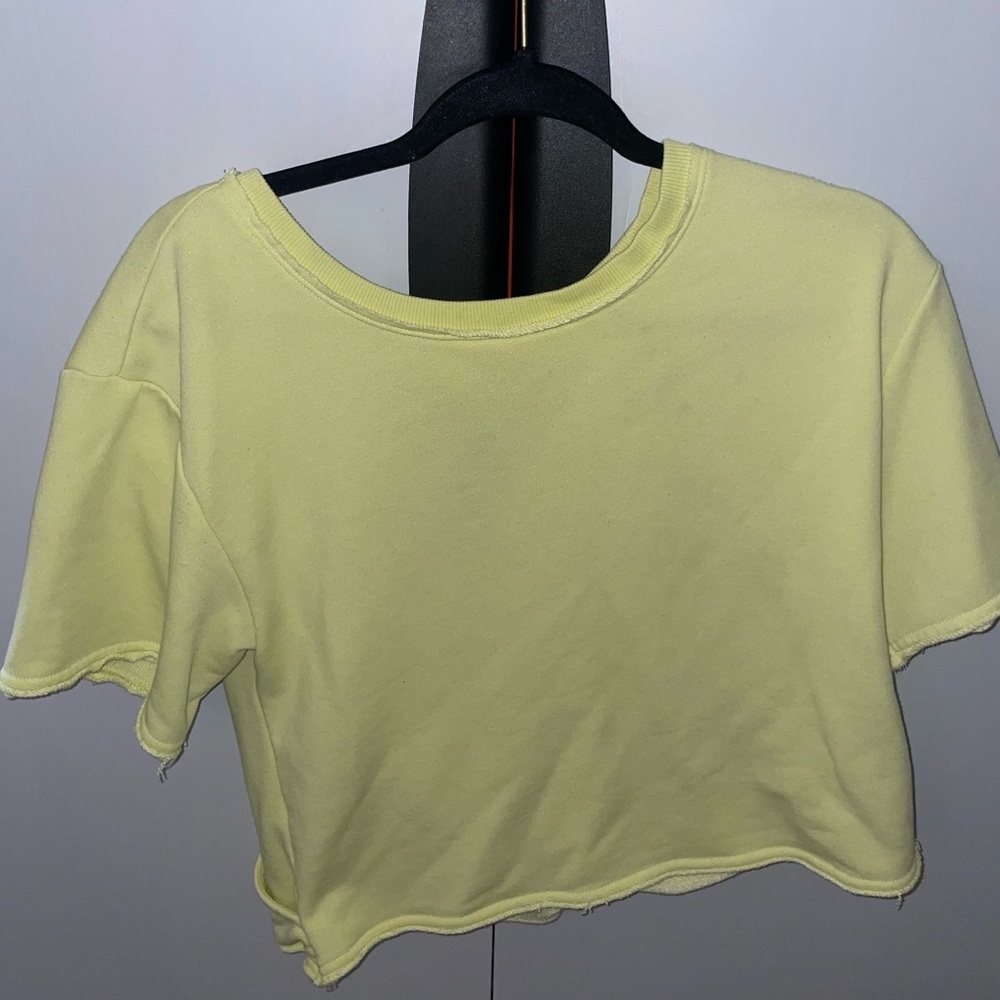 Soft tee with a cutout back